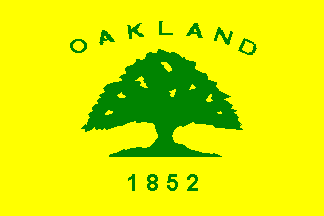[flag of Oakland, California]